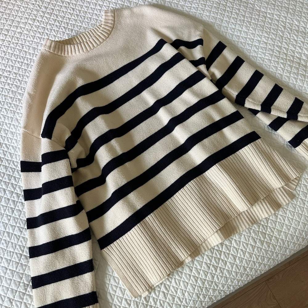 Striped sweater from Zara